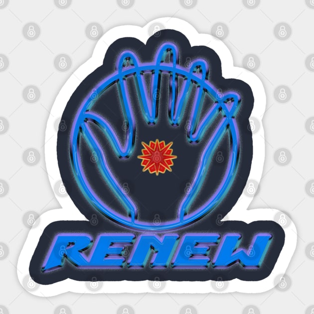 RENEW Sticker by Federation Skum Kosplay